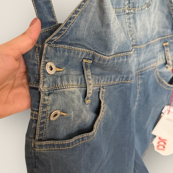 Fiorucci | Short Denim Overalls | Size 26 | NWT - Picture 3 of 9